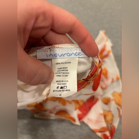 Floral Halter Dress/ Top - Picture 2 of 3